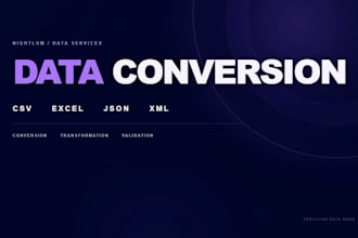 convert CSV excel json and XML files to your required forma