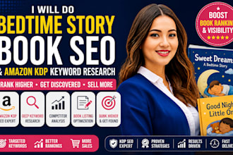 do bedtime story book SEO and amazon KDP keyword research