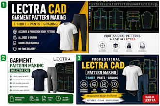 create accurate  patterns using lectra cad