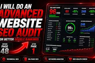an advanced website SEO audit for better google rankings