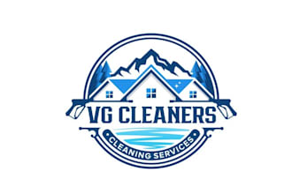 design clean modern logo for a residential cleaning service