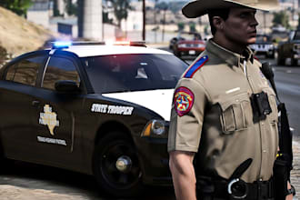 develop fivepd, lspdfr and nopixel inspired police rp server for fivem