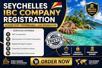 register your seychelles ibc company with full legal compliance and document