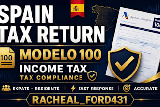 prepare spain income tax return modelo 100 and tax compliance