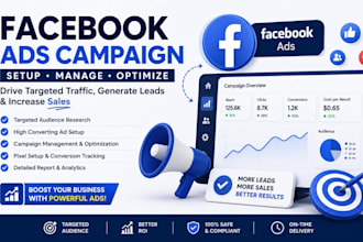 setup and manage meta ads marketing campaigns meta ads manager and facebook ads