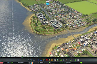 make immersive maps, npcs, and skins for cities skylines, rimworld, sim4