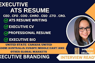 write your executive resume, resume writing, director resume, c suite resume, cv