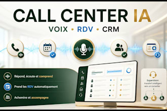 build a french ai voice agent for calls, booking, and CRM