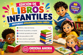 editar corregir y dar formato a libros infantiles