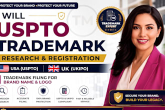 uspto trade mark research registration UK, USA trademark filling for branding
