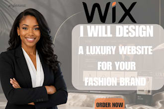 design a luxury website for your fashion brand