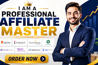 set up and quick approval awin, fexoffers, shareasale, clickbank for you in 24hr