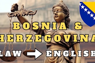 translate bosnian legal documents into english