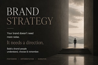 build your brand strategy, positioning and narrative direction
