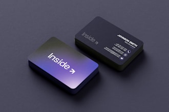 create a professional modern business card