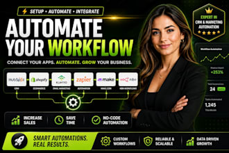 setup pipedrive hubspot gohighlevel zoho crm jobber zapier make monday com
