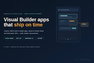 develop custom oracle vbcs applications