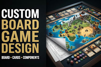 design custom card game card board game artwork for playing card tabletop game