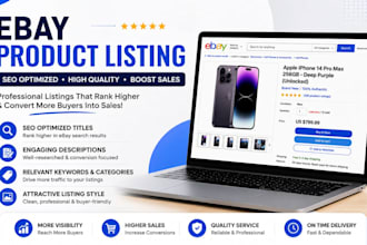 create ebay products listings