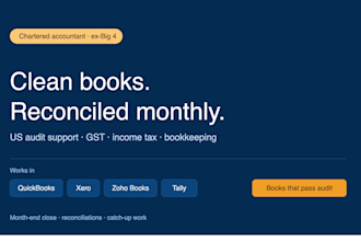 do accurate bookkeeping in quickbooks, xero and  zoho books
