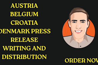 do austria belgium croatia denmark press release writing and distribution