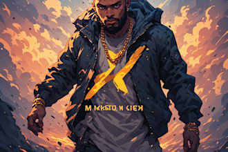 design awesome mixtape cover or album cover design