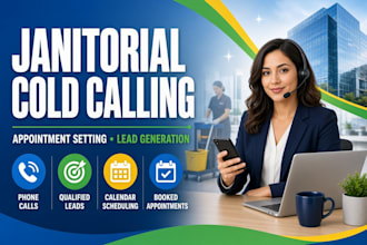 janitorial cold calling, janitorial cleaning services, appointment setter