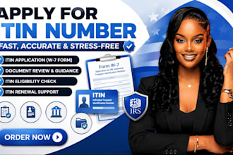apply for itin individual taxpayer number for non residents using w7 form