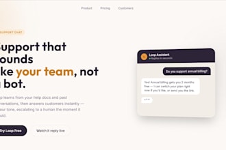 design and build a modern landing page for your ai or saas startup