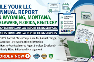 file your llc annual report in any state of USA