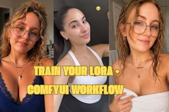 train custom lora for realistic ai models and influencers
