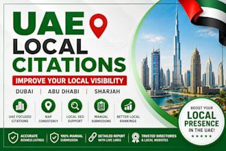 build uae local citations and business listings to improve local SEO rankings