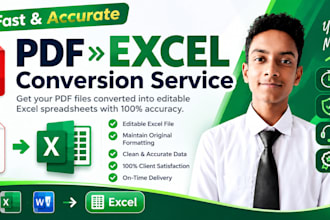 convert pdfs to  excel, google docs, sheets