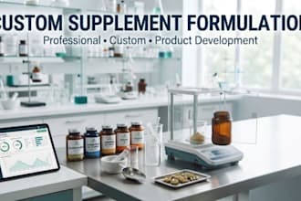 create a professional food and medicine supplement formulation