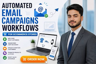 creat automated email campaigns workflows for ecommerce stores