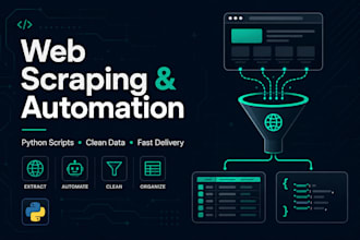 build custom web scraping and automation scripts in python