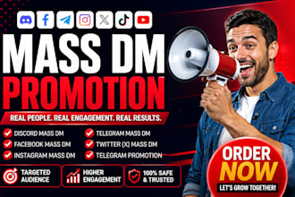 do targeted instagram facebook discord telegram mass dm cold dm outreach