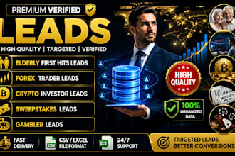 supply premium sweep leads, first hit premium leads, crypt, forex leads