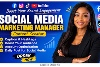 be your social media manager