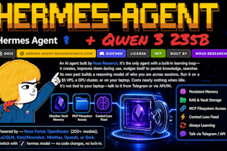 setup kashi bot hermes ai agent mcp docker trading bot server install