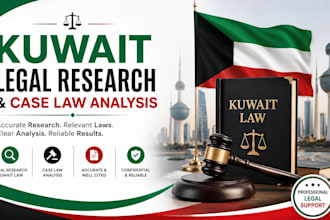 provide kuwait legal research and case law analysis