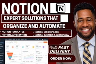 be your custom notion template expert notion website dashboard automation
