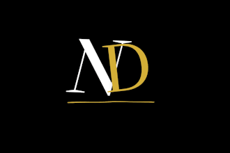 design luxury minimalist logo for brand and business