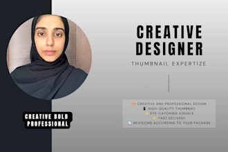 creative graphic thumbnail designer eye catching designs