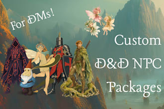create character packages for your dungeons and dragons game