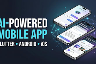create an ai powered mobile application with flutter