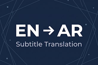 translate english subtitles to arabic for microdrama and video
