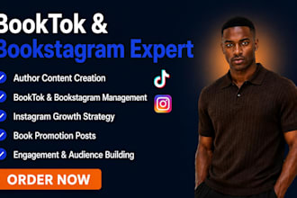 booktok bookstagram author social media instagram content creator book promotion