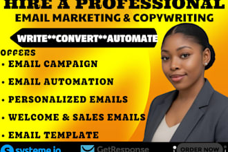 create email marketing campaigns and email funnels for you