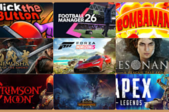 design a steam capsule art game header banner store page graphics